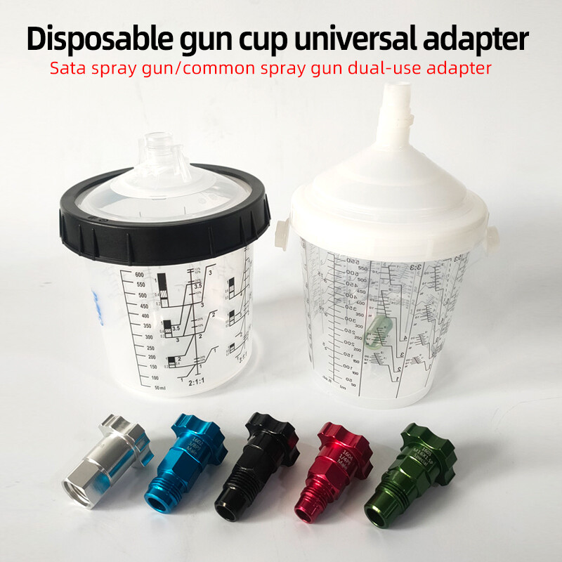 Adapter for SATA/ Devilbiss /Iwata/Avalon Spray gun Connect No-clean Paint Can