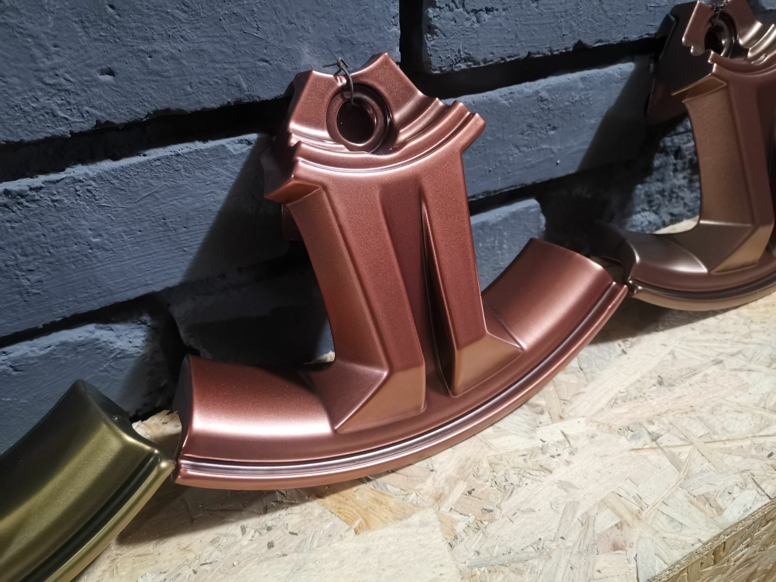 MATTE DENIM METALLIC COPPER powder coating (FIT TRIBO), 1Lb/450g