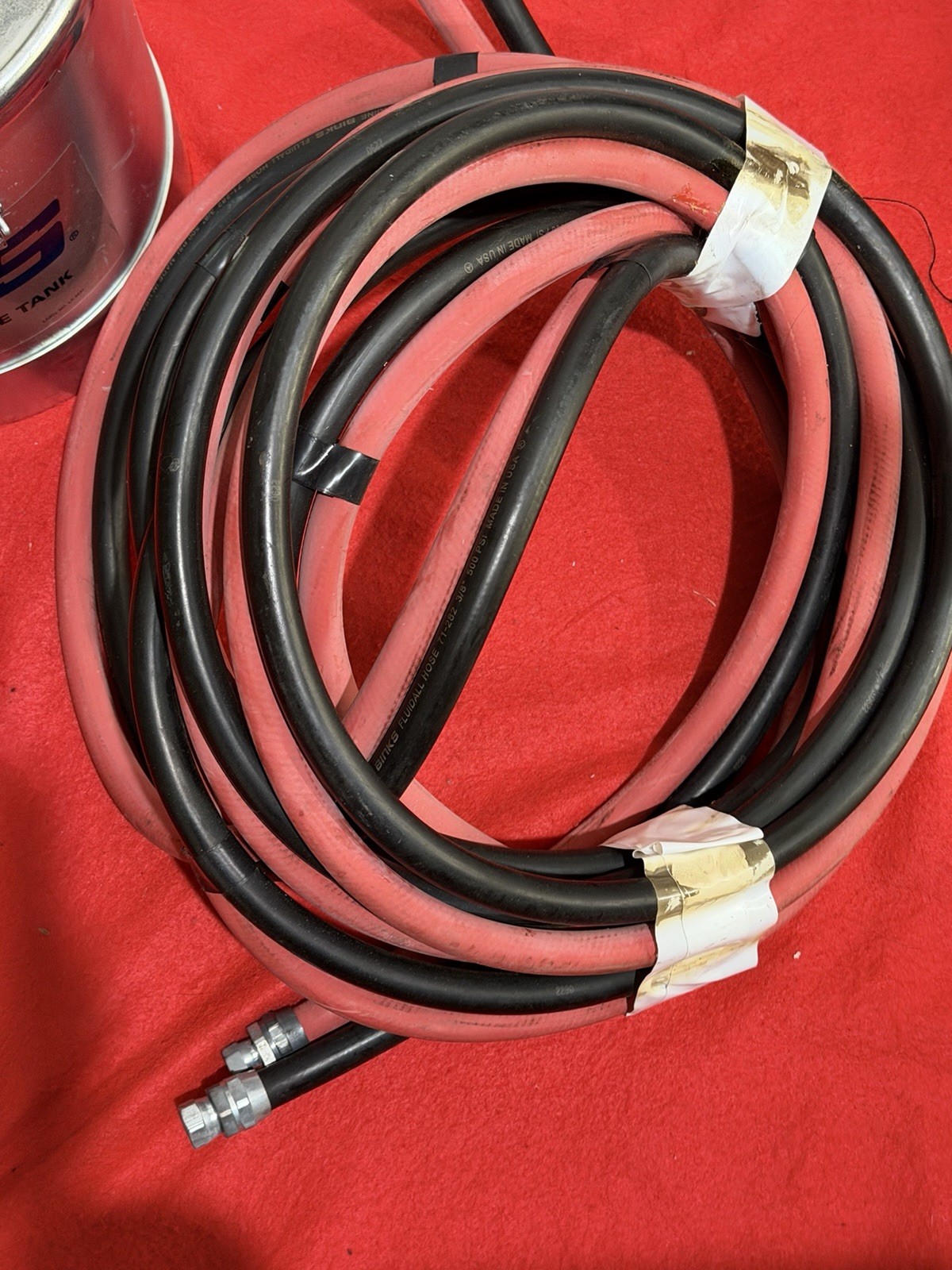 Binks Asme 83C-210 Code Certified Pressure Tank, 2.8 Gallon & Hose
