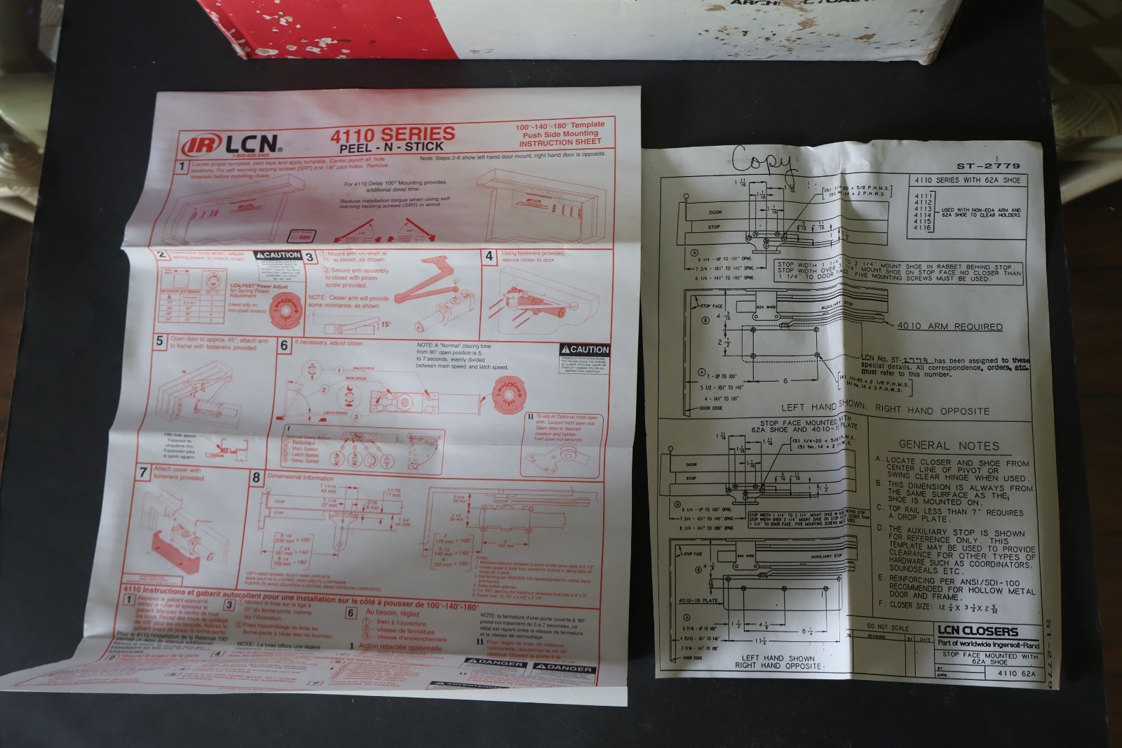 LCN Hydraulic Door Closer, Model 4011, Right Hand Smoothie, SPEC, Never Opened