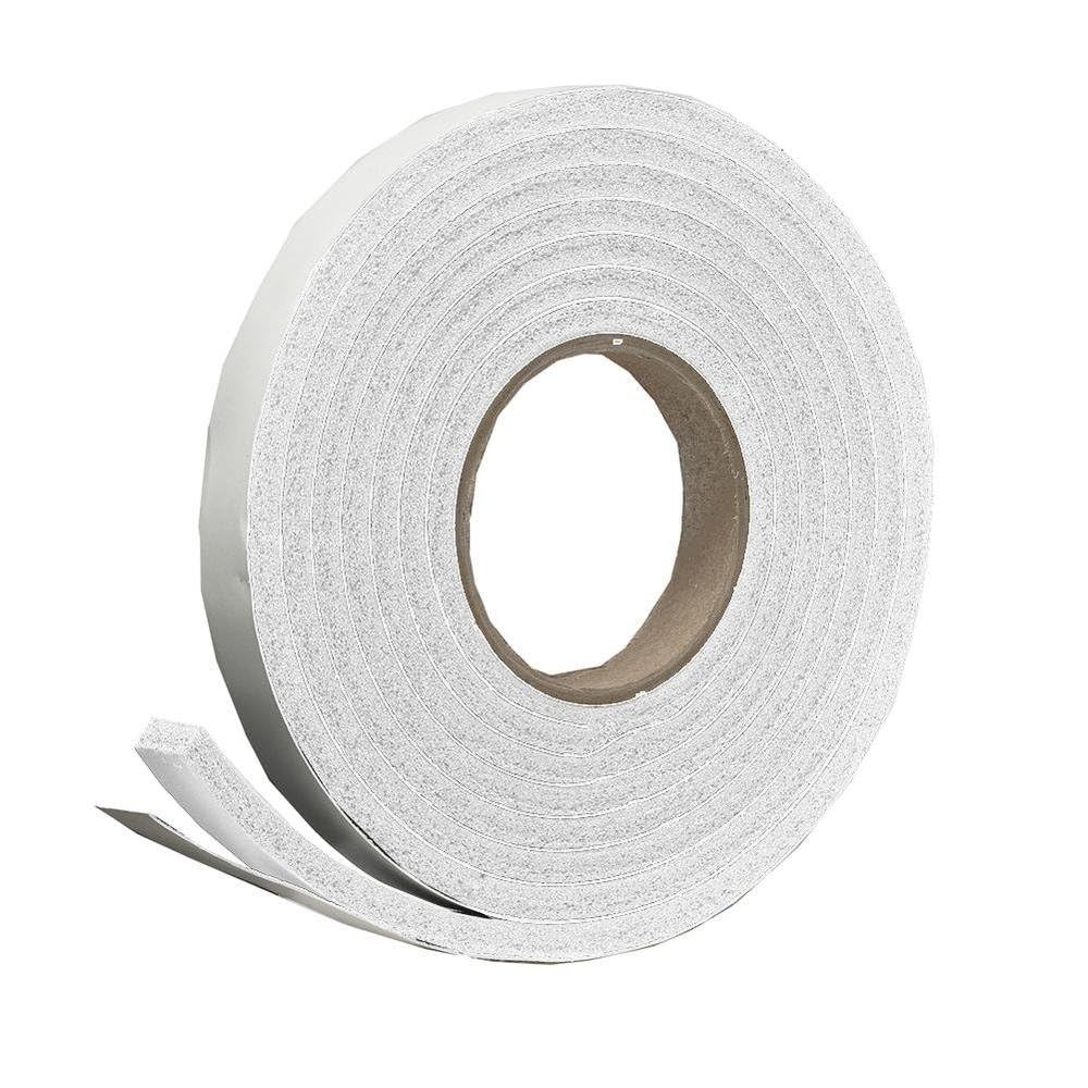 Frost King R338WH Sponge Rubber Foam Tape 3/8in 3/8″ x 3/16″ x 10′, White