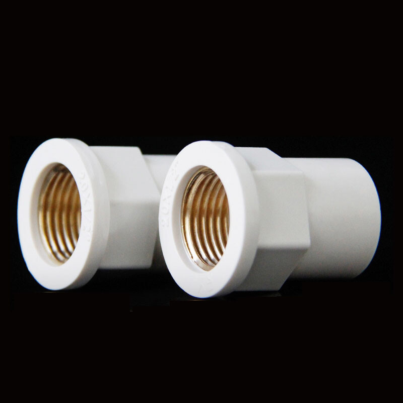 1″ 1/2″ 3/4″ Female Thread PVC Copper Pipe Fitting Coupling Adapter Connector