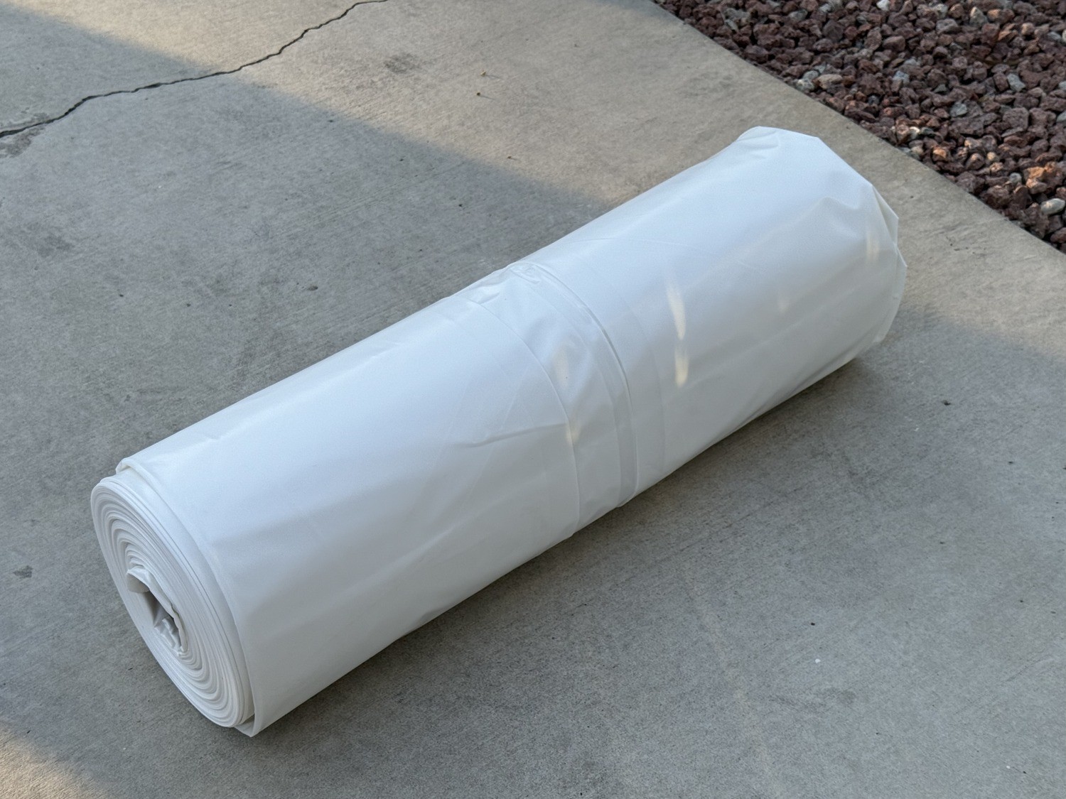 BULK Flame Retardant Poly Plastic Sheeting 6 Mil – 20’x100′, USA Made-Sandbaggy