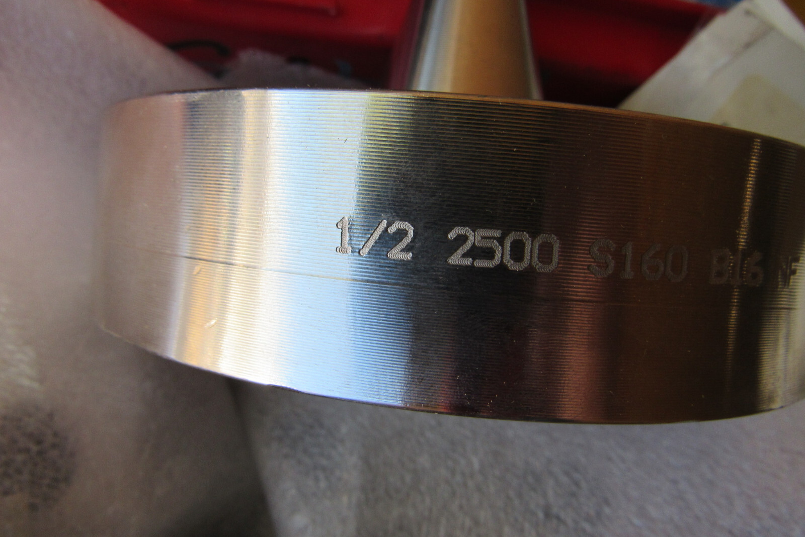 Weld Neck Flange Stainless Steel 1/2″ Class 2500 Schedule 160 Raised Face F316/L