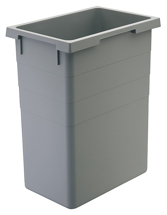 One (1) Replacement Waste Bin Euro Cargo Hailo Capacity 38 liters Gray