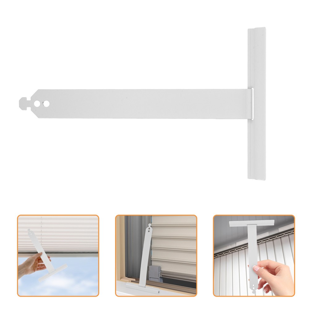8Pcs Roller Shutter Accessories White Stainless Steel Hangers with Easy Install