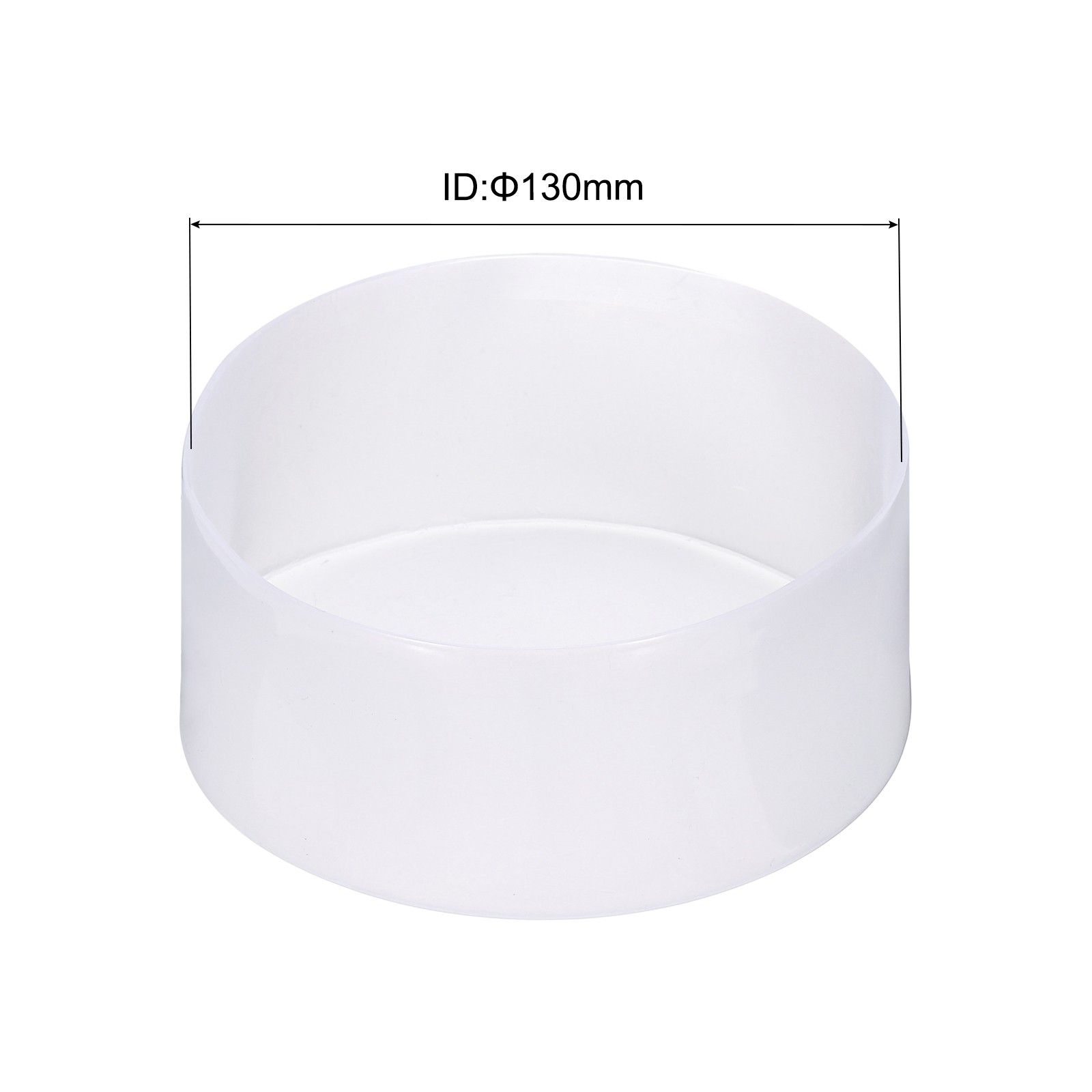 Clear 130mm Rubber End Caps Round Vinyl Plugs Insert Rubber Flexible