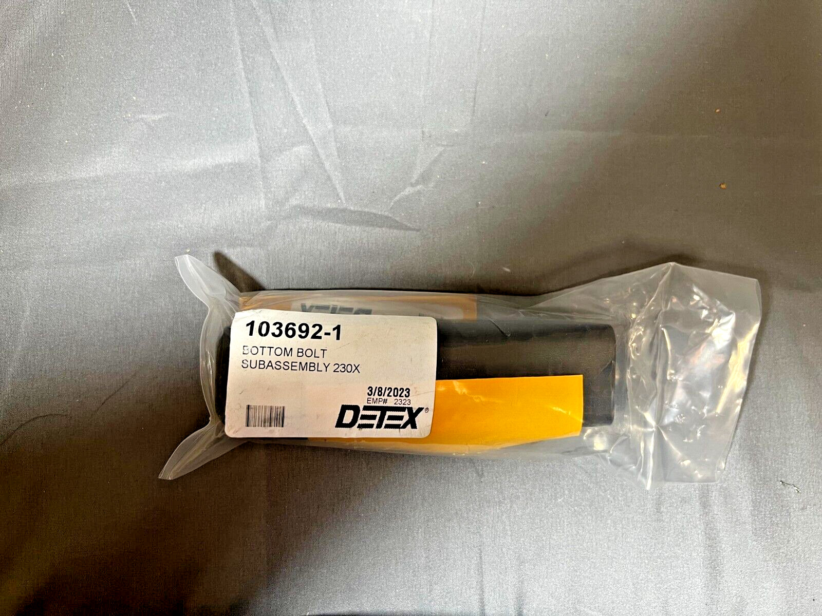 Detex Bottom Bolt Subassembly 230X 103692-1