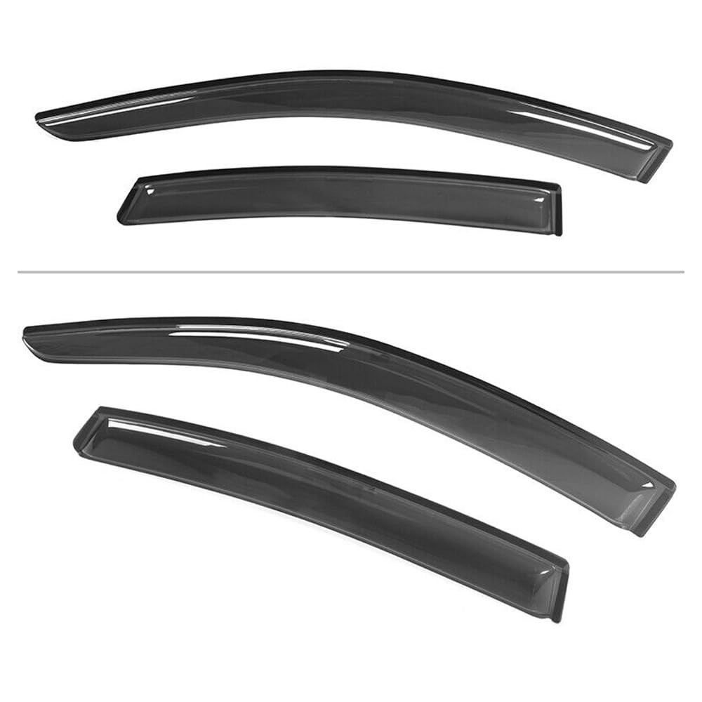 4pcs Acrylic Window Visors Rain Guards Smoke Nissan Altima 2013-2018 WD-NA134