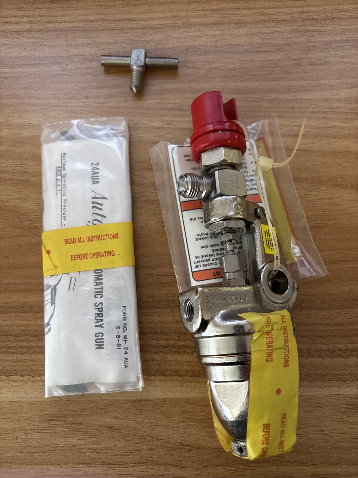 Autojet AA24AUA Automatic Spray Gun 4000 PSI Air Actuated Hydraulic Nozzle NEW!