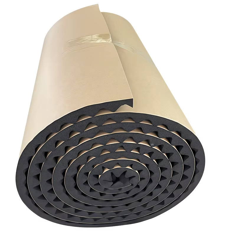 High-Density Self Adhesive Soundproofing Insulation Cotton Thickness Black Panel