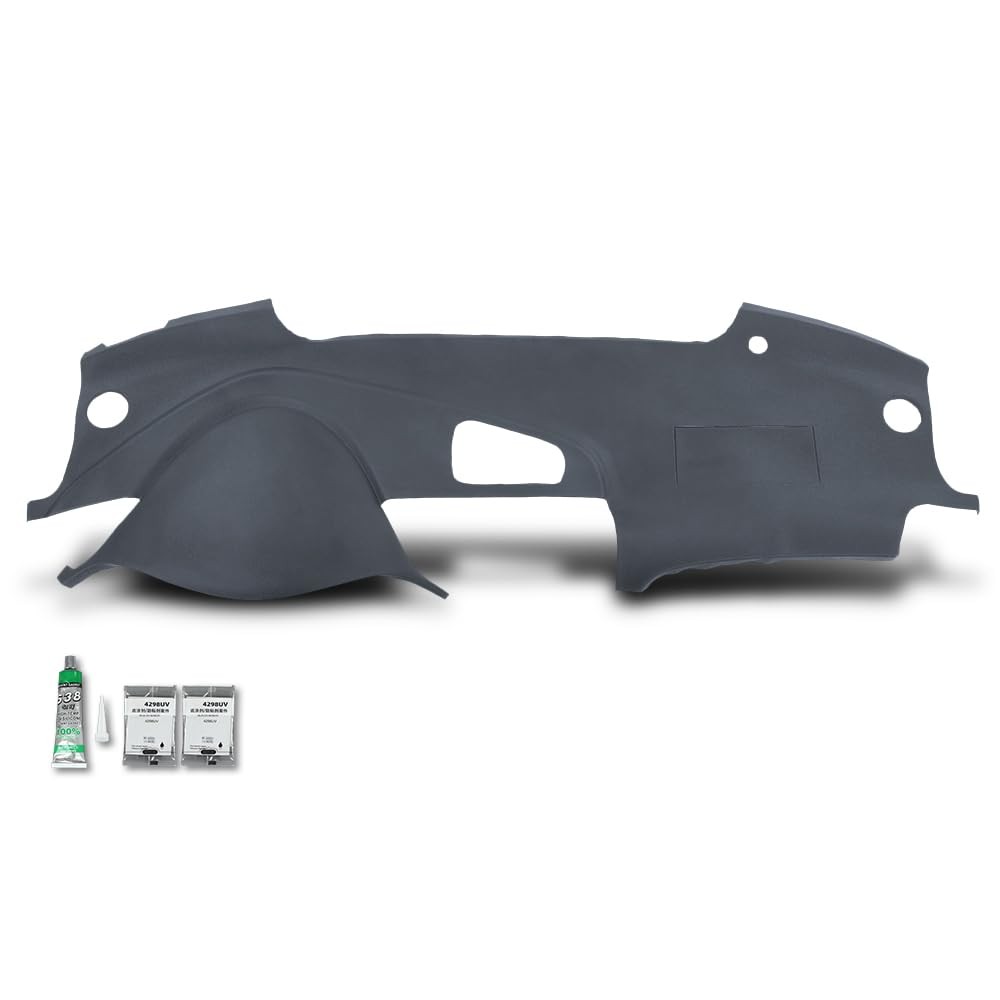TPE Dash Bezel Cover for Acura TL 2004-2008 Light Gray Plastic