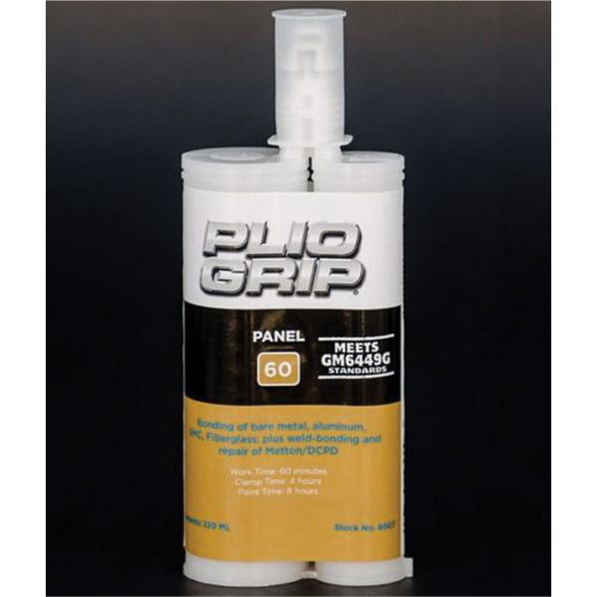 PLIO-GRIP Panel 60 8040 Plastic Panel Bonding, 400 mL Cartridge, White (Part A)