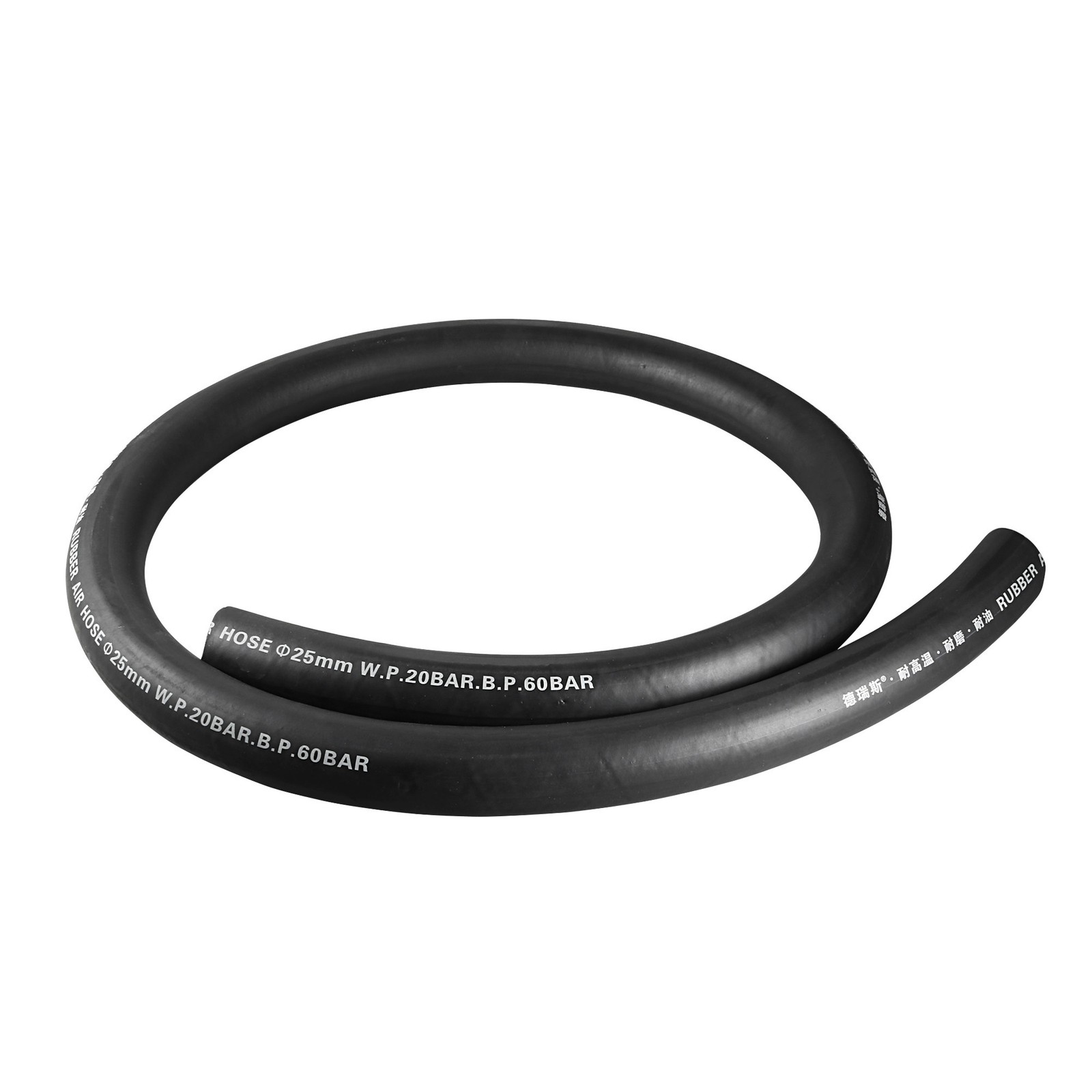 1-7/16″x1″ 5ft Fuel Line Hose Rubber Black for Fuel System Oil Lubricant Pipe