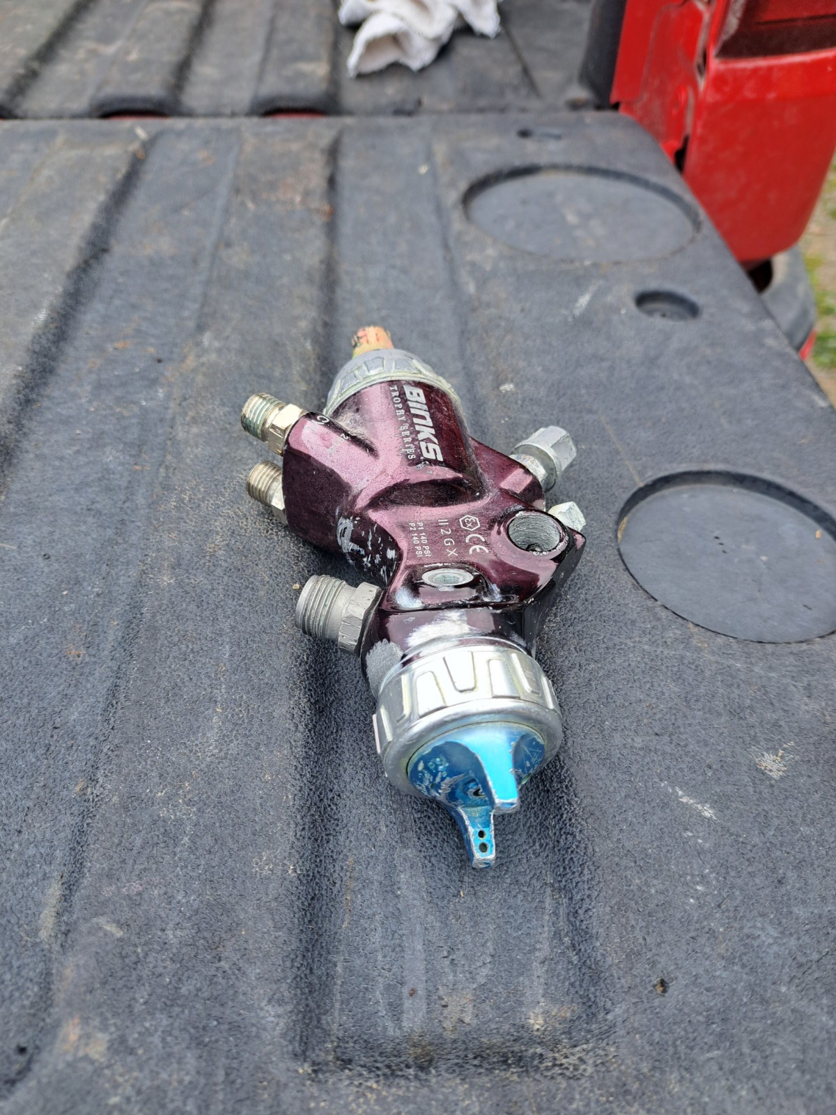 Binks 3465-12LV-23S0 Trophy Series Finishing Brands Spray Gun #5