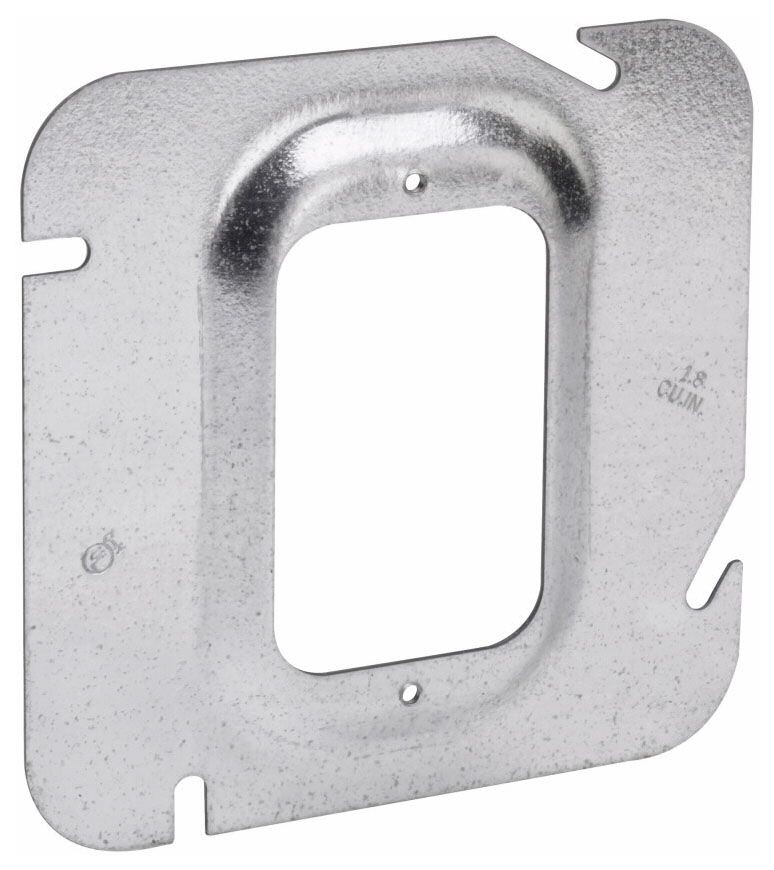 Crouse-Hinds TP580, Electrical Square Outlet Box Cover, 4 11/16 Sq, 1 PC
