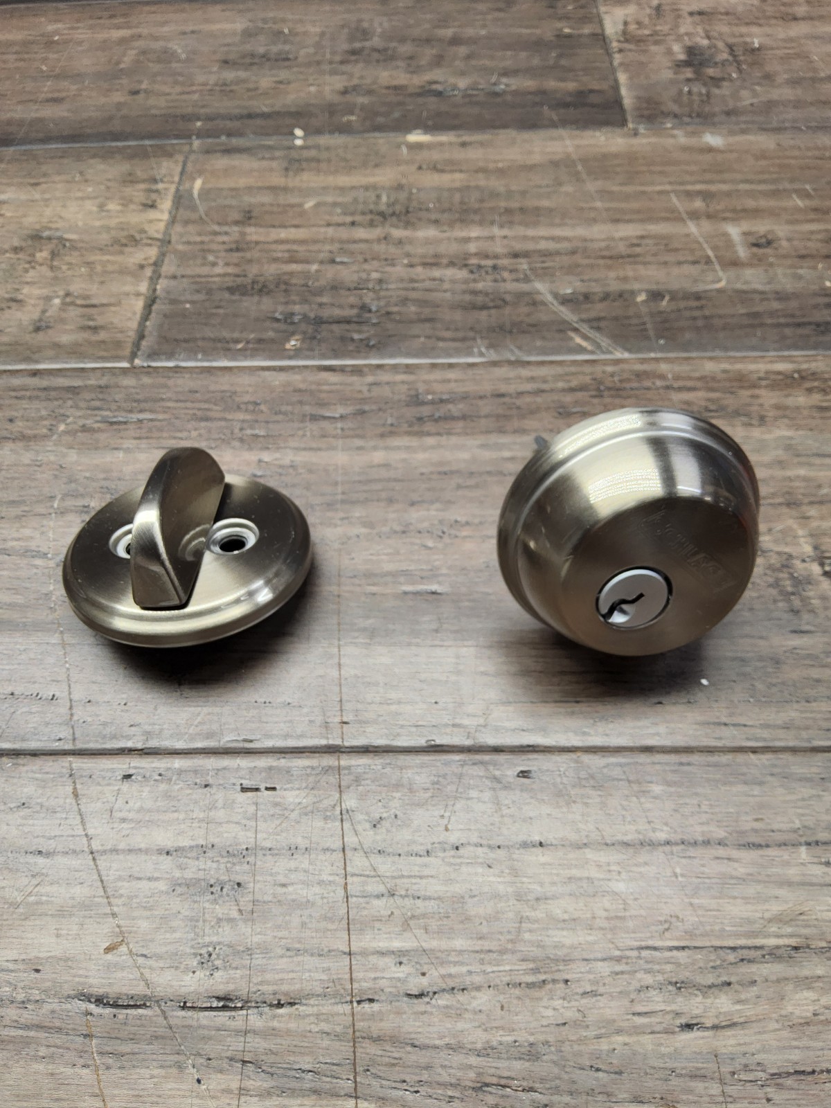 Schlage B60 Single Cylinder Deadbolt – Grade 1 – Satin Nickel – Open Box, NO KEY