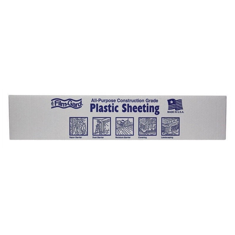 Clear Polyethylene Sheeting 4 Mil Water Resistant Low Density Protective Film US