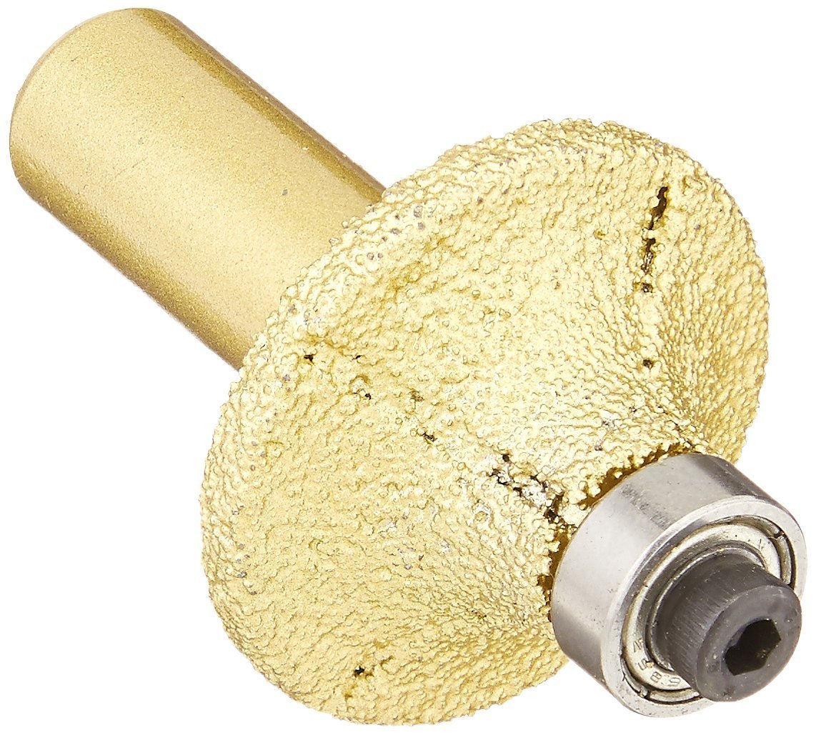 3/8 3/16 3/4 inch Radius Brazed Router Bit 1/2-Inch Shank Bearing granite glass