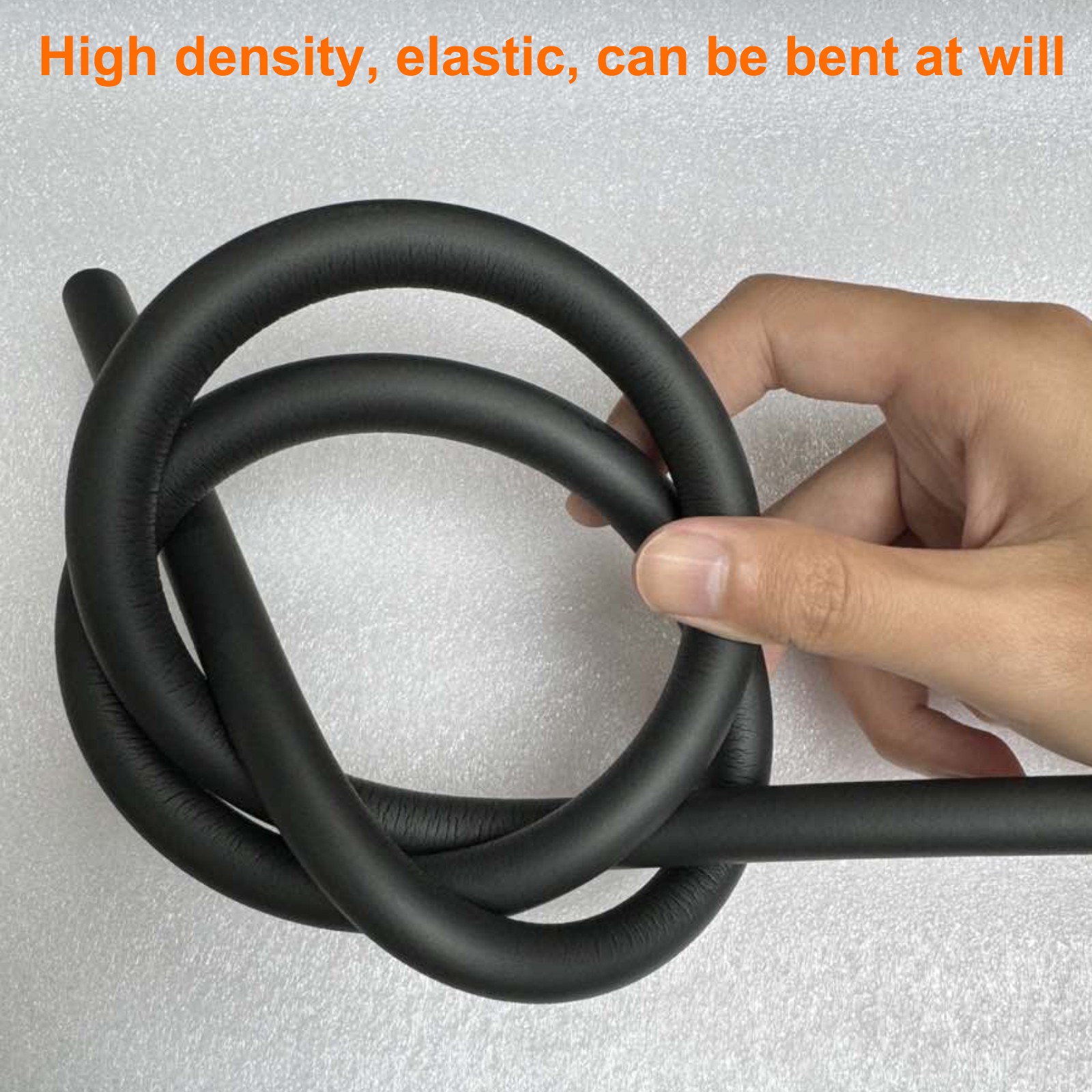 Pipe Insulation Foam Tube 1/8″ x 1/2″ 3ft Heat Insulated-3.5x13mm/Black