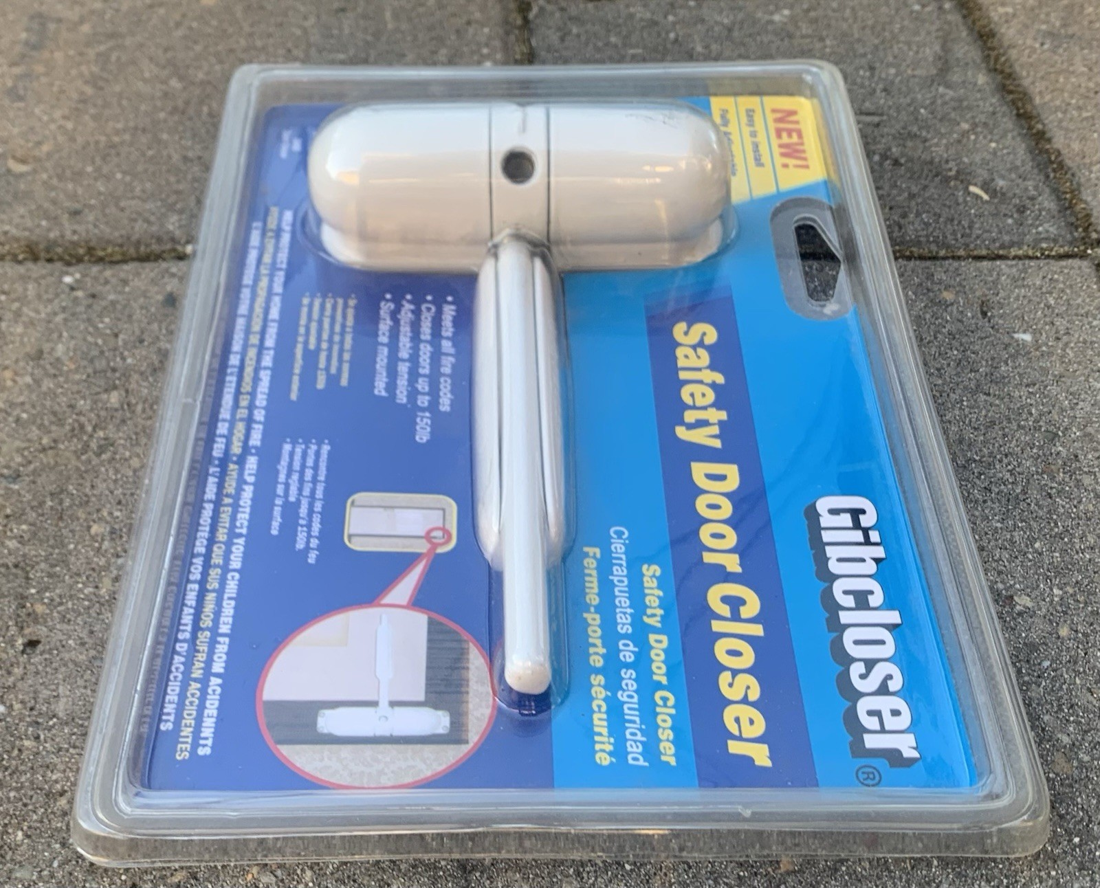 Astra Gibcloser Safety Door Closer KC10HD White Brand New Sealed