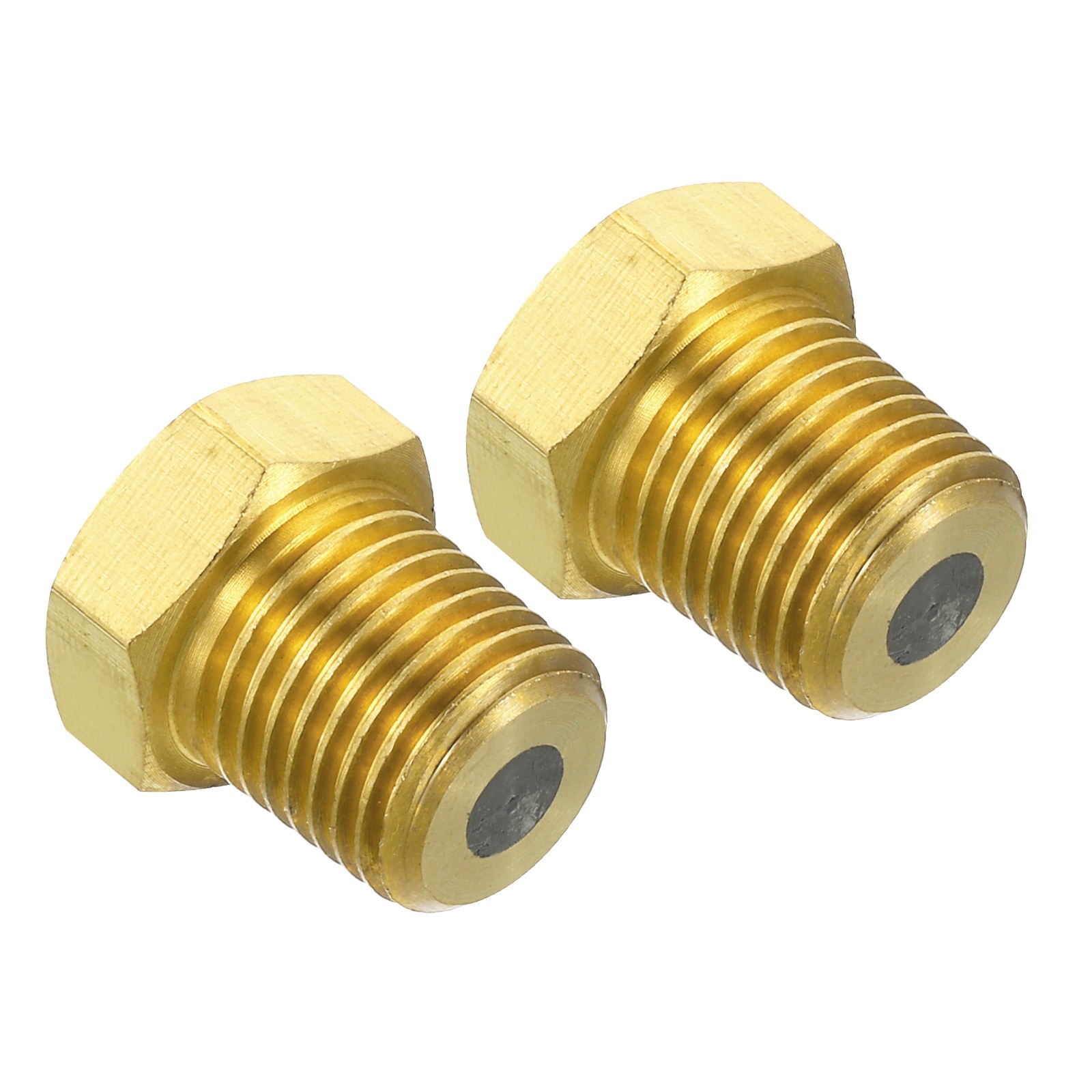 1/4″ BSPT Brass Fuse Plug, 2pcs Brass Fusible Melt Plug 265 Celsius Degree