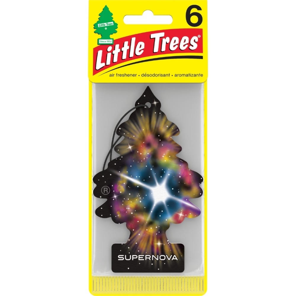 Little Trees 67303 Supernova Hanging Air Freshener for Car & Home 6 Pack!