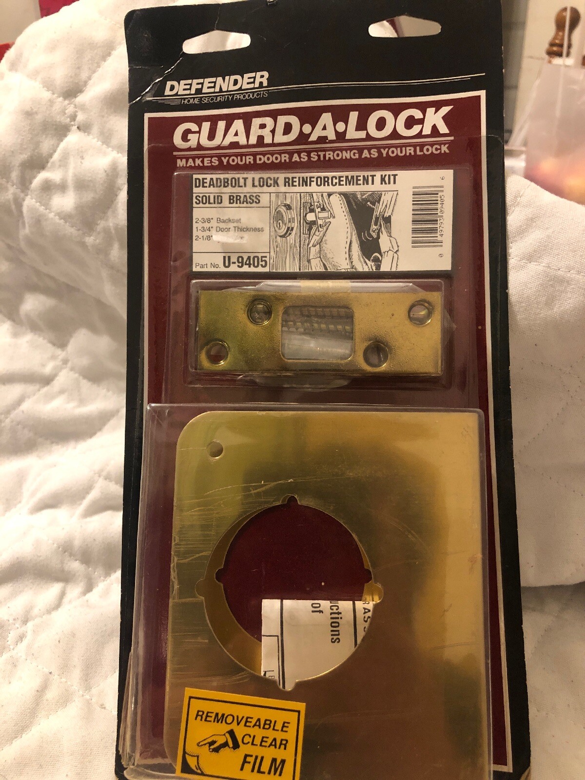 Defender Guard A Lock Deadbolt Lock Reinforcement Kit Solid Brass