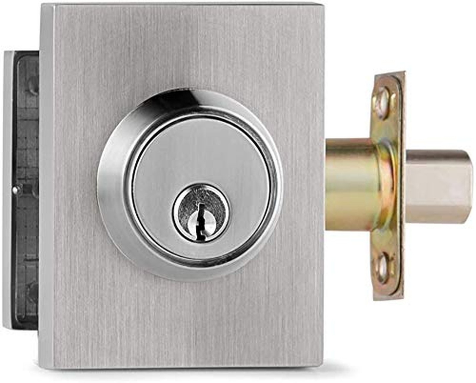 Berlin Modisch HandleSet Front Door Entry Handle and Deadbolt Lock Set Slim S…