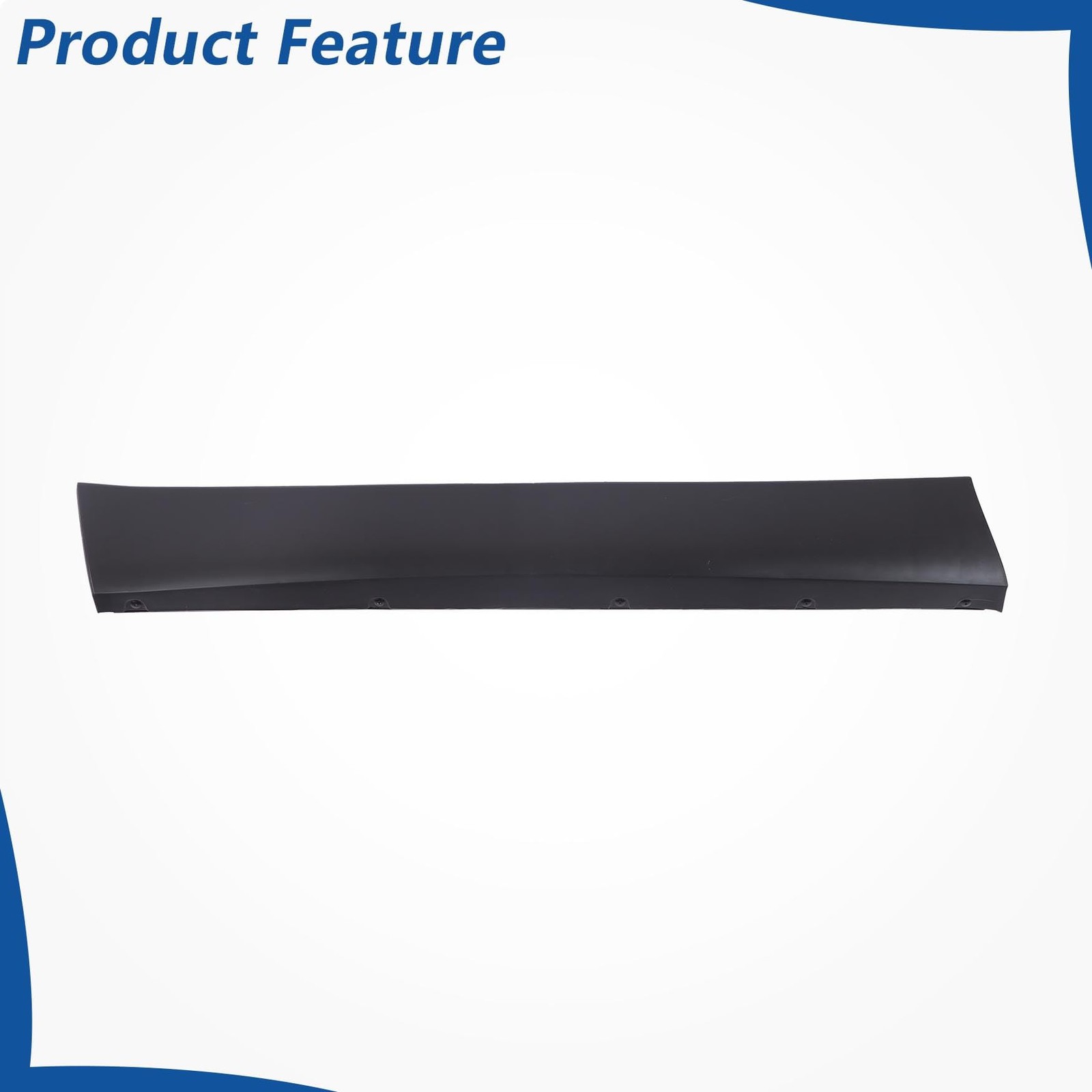 Black Front Driver Side Door Lower Molding Trim Panel for Highlander