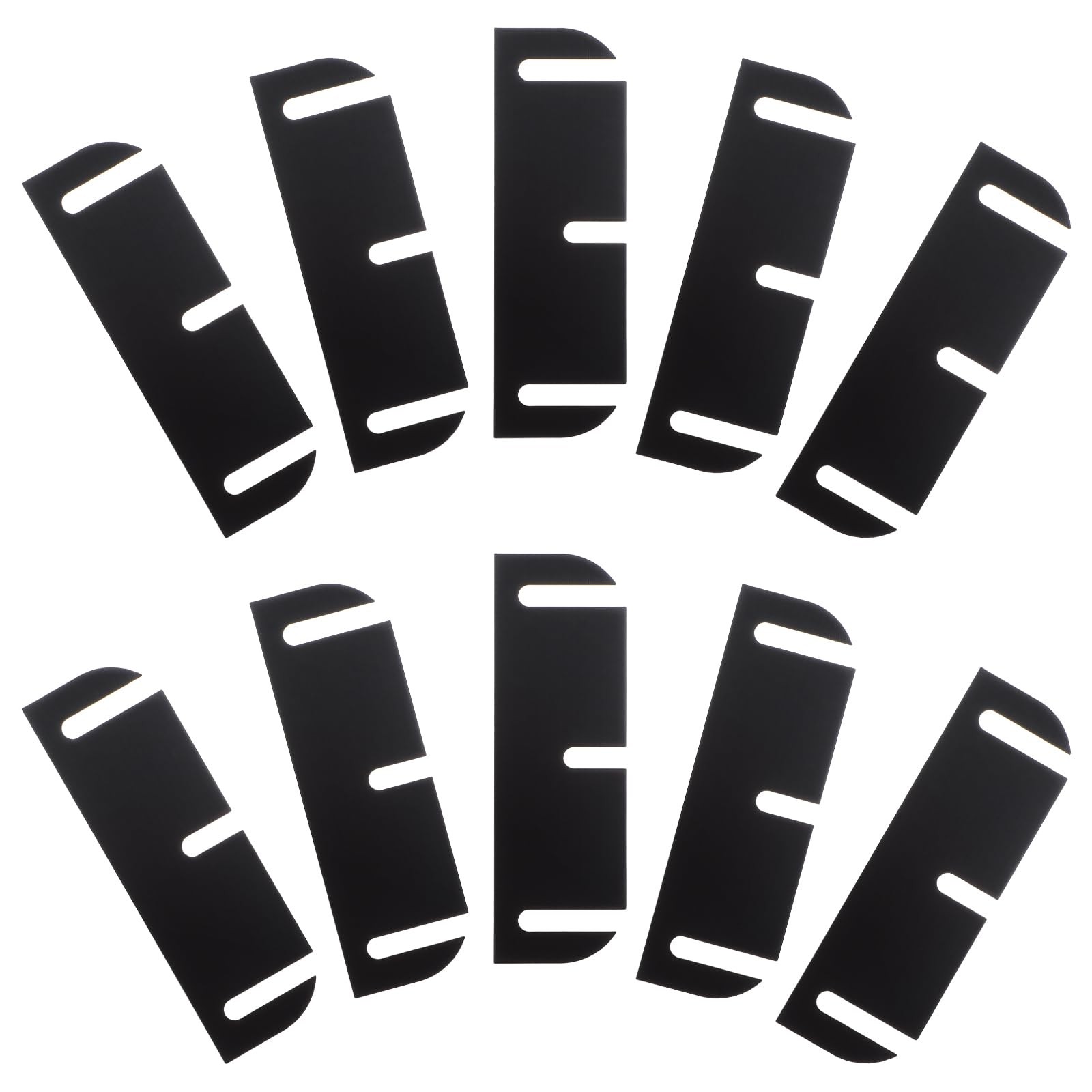 WJIAAA Door Hinge Shims for Repair 3.5 Inch Shims, Black