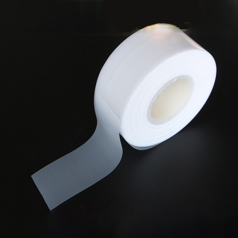White PTFE Film Plastic Sheet 0.03/0.05/0.08/0.1/0.2mm Thickness, 50/100mm Width