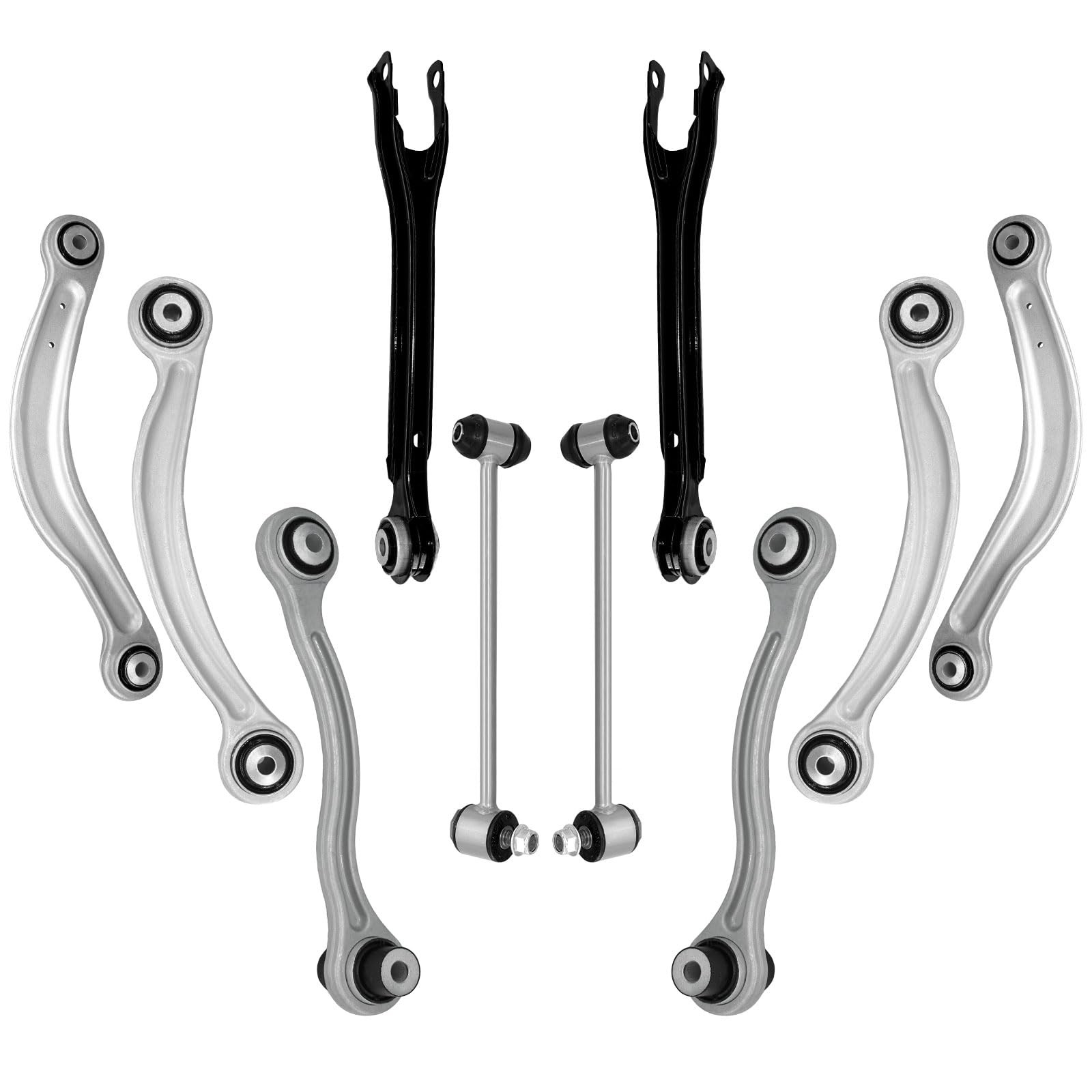 10PCS Control Arm Sway Bar Link Kit Mercedes C250 C300 C350 C63 CLS550 E350 E550