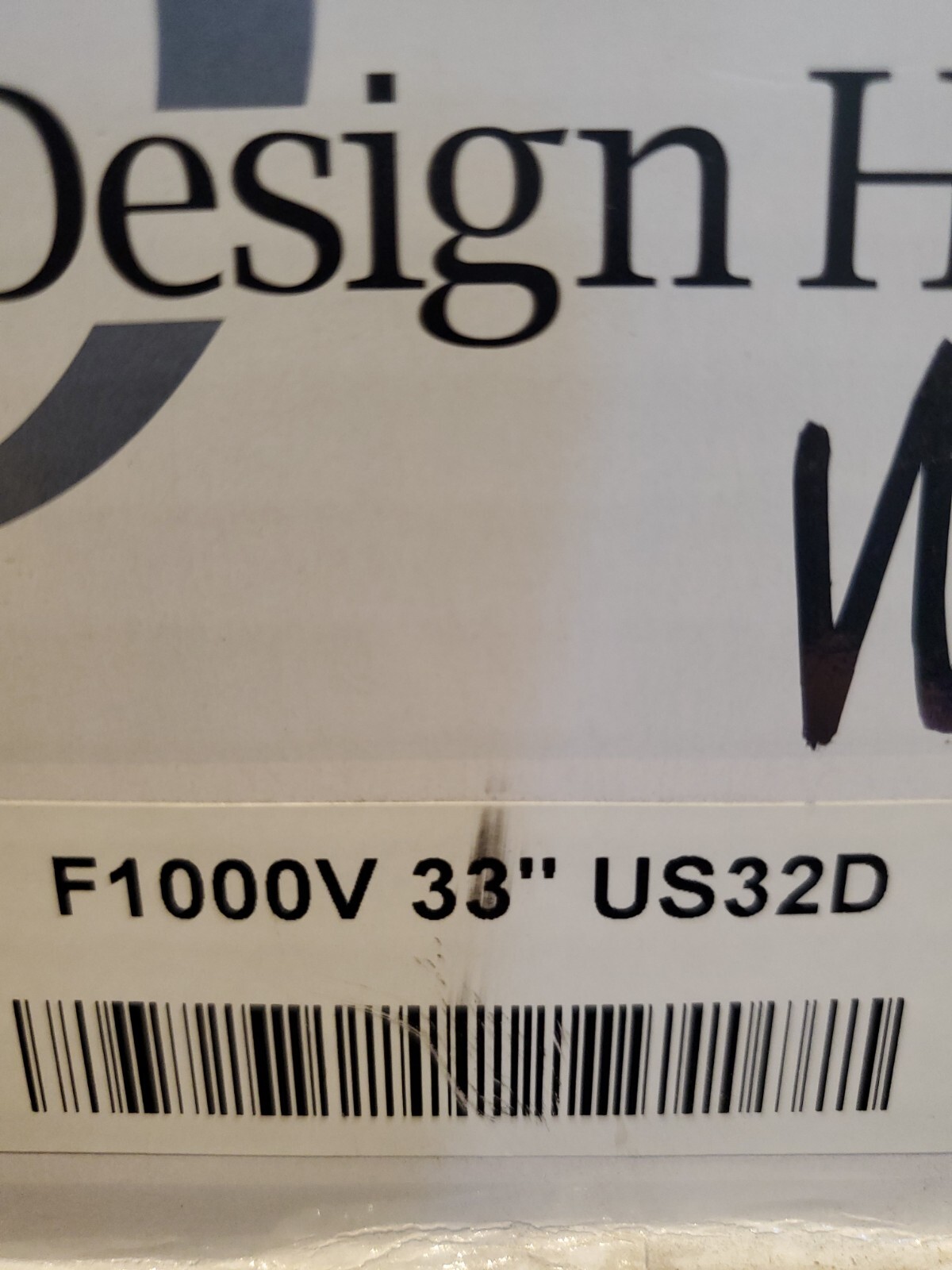 DESIGN HARDWARE 33″ F1000V US32D SURFACE VERTICAL ROD EXIT DEVICE HANDLE trim