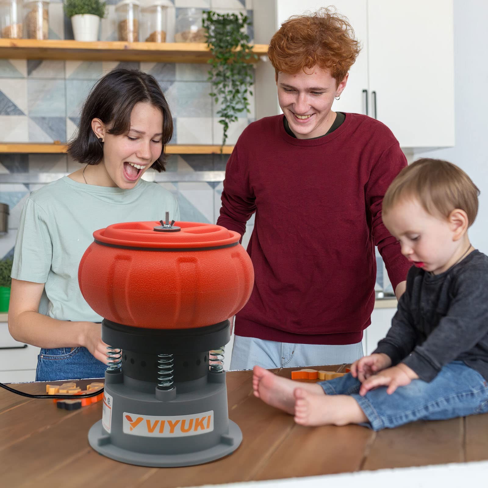 Electric 5LB Vibratory Tumbler Bowl Tumbling Polishing Machine – Polishing Sm…