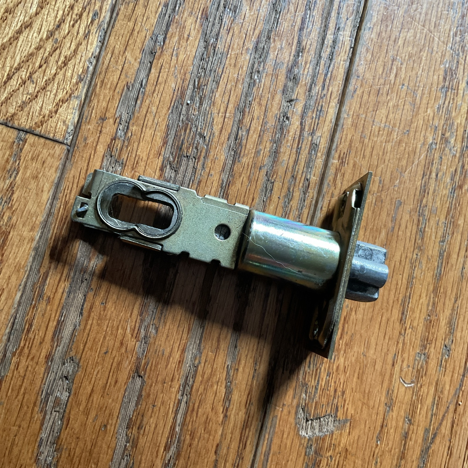 Schlage 16207605 Adjustable Backset Door Latch Brass Gold Fast Shipping