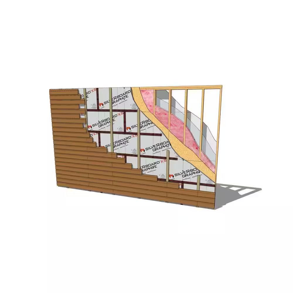 0.625 In. X 48 In. X 24 In. 72 Sq. Ft. R-3 Graphite Radiant Barrier Wall Insulat