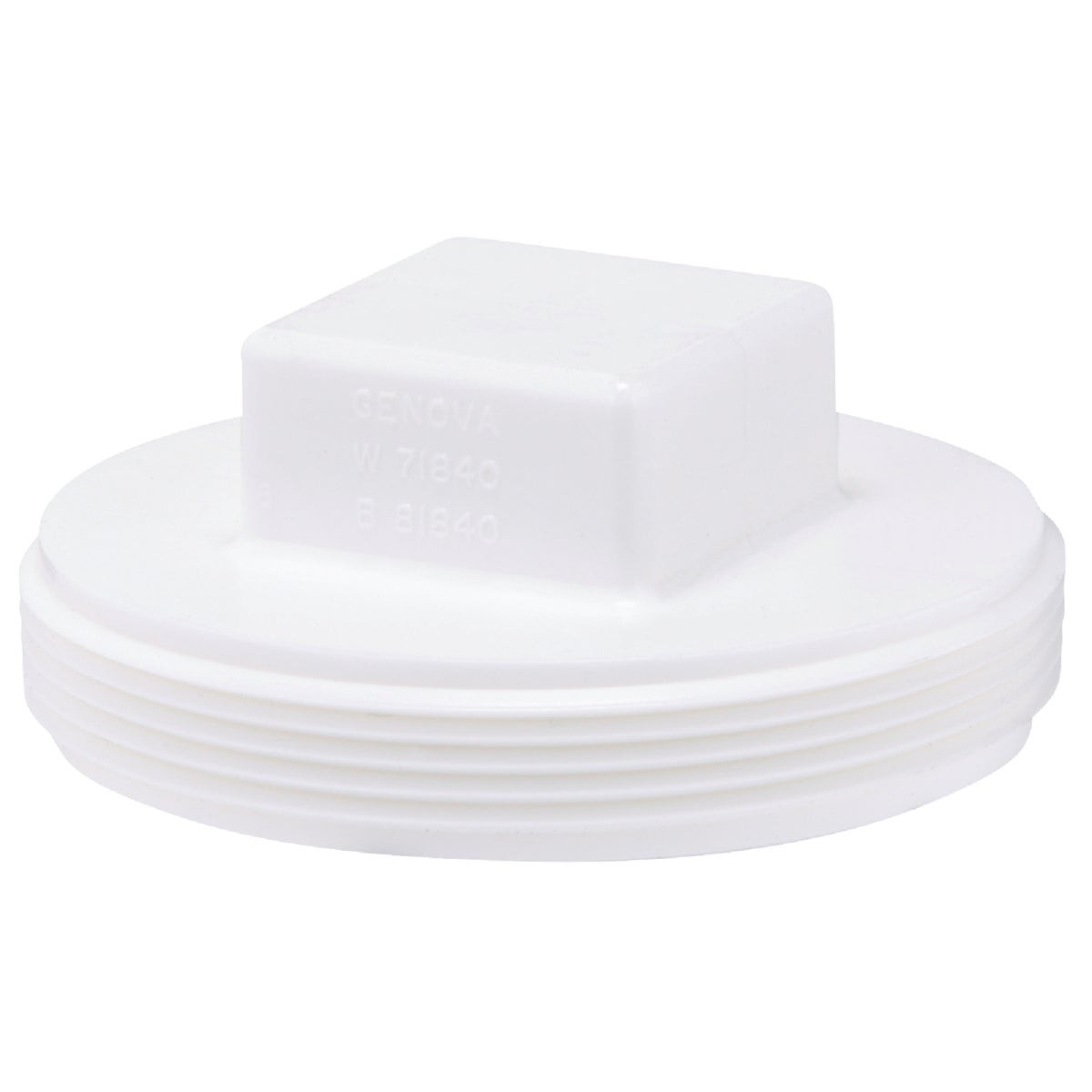 IPEX 4 In. Square Head PVC Sewer and Drain Plug 414244BC Pack of 60 IPEX Canplas