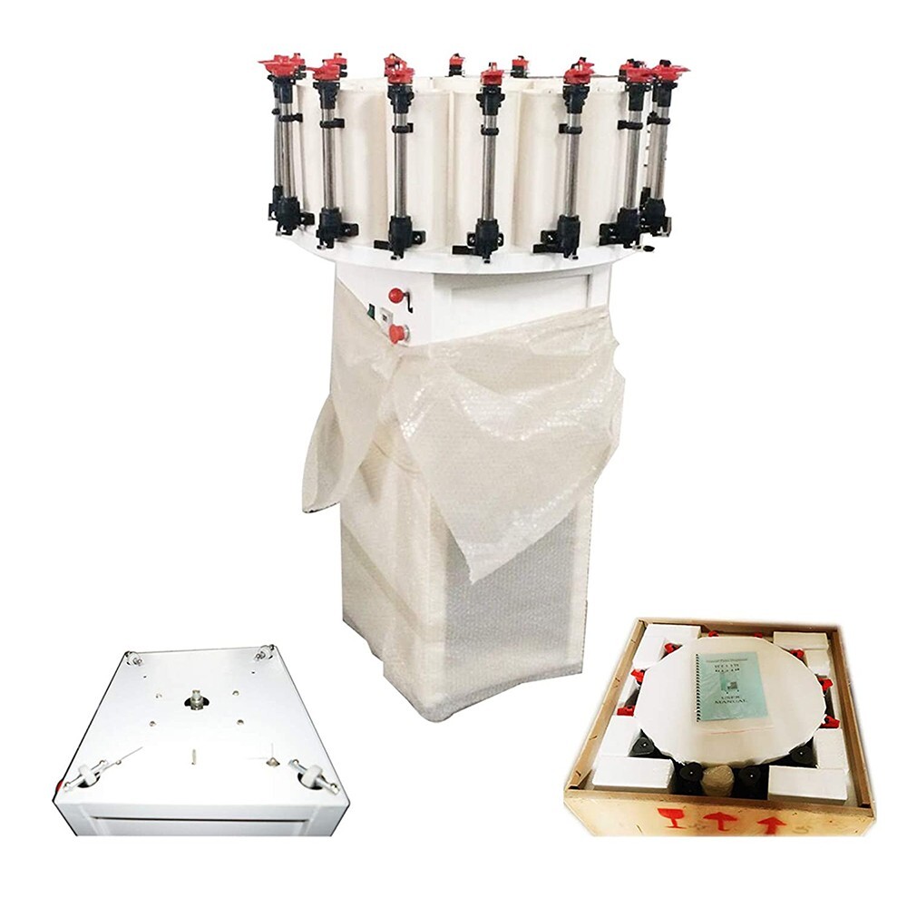 12 Station Paint Colorant Dispenser & 5 Gal Automatic Platform Paint Mixer 110V