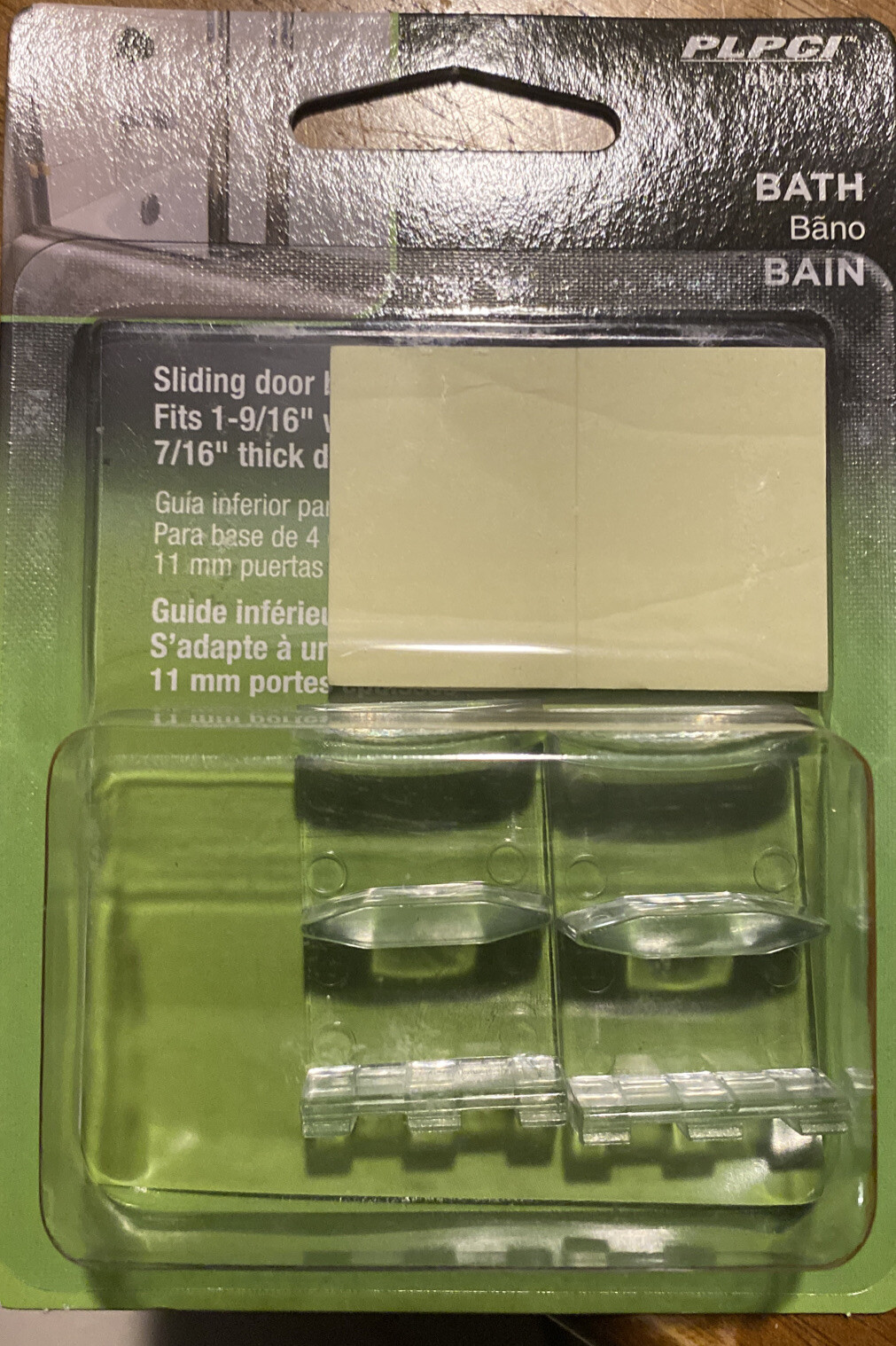 Prime-Line Nylon Shower Door Bottom Guide (2-Count) M 6058