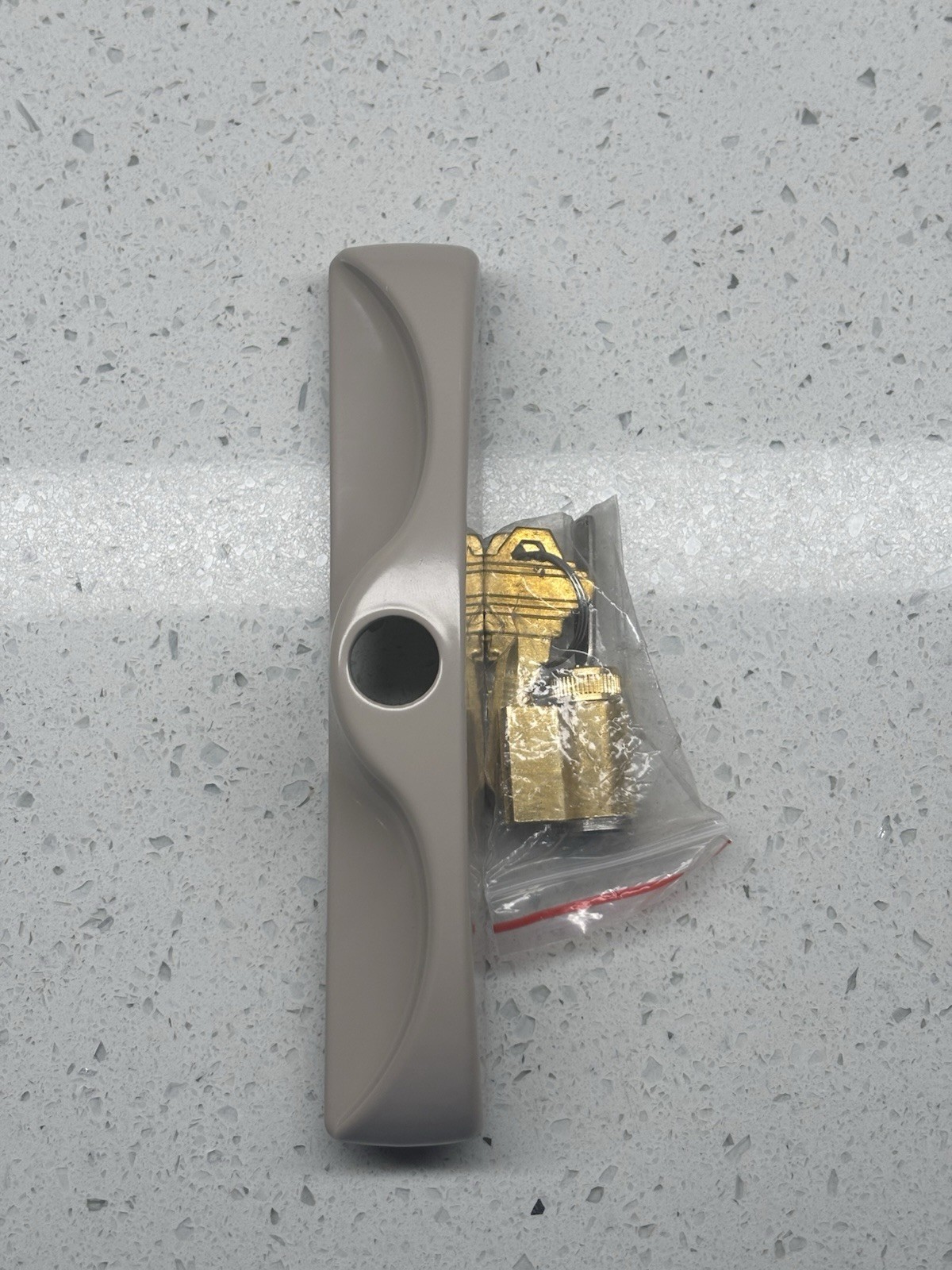 Milgard Sliding Door Exterior Key Lock Replacment Part Tan