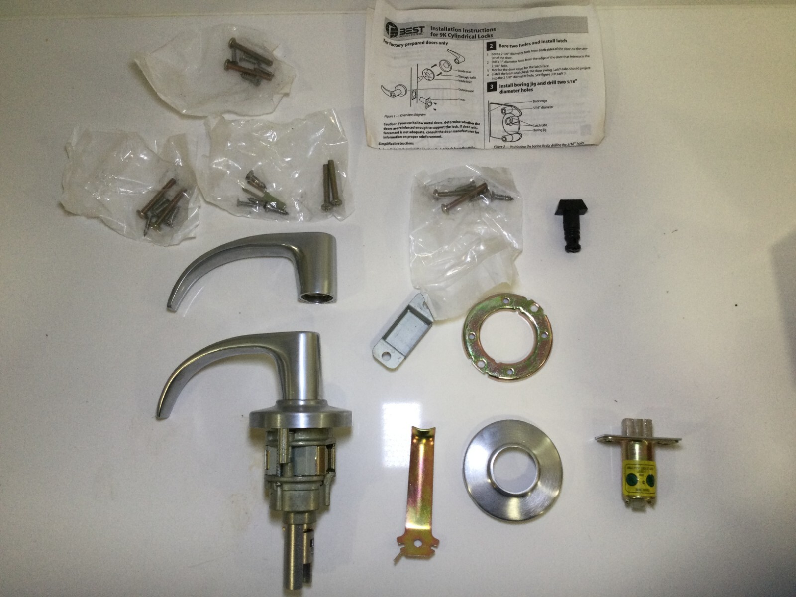 Best Access Systems 93K0N14C-STK-626 Passage Varsity Series Keyless Door Lever