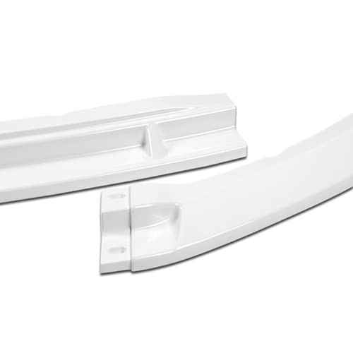 3Pcs Front Bumper Lip Spoiler Kit for 2013-2014 Ford Mustang V6 V8 White