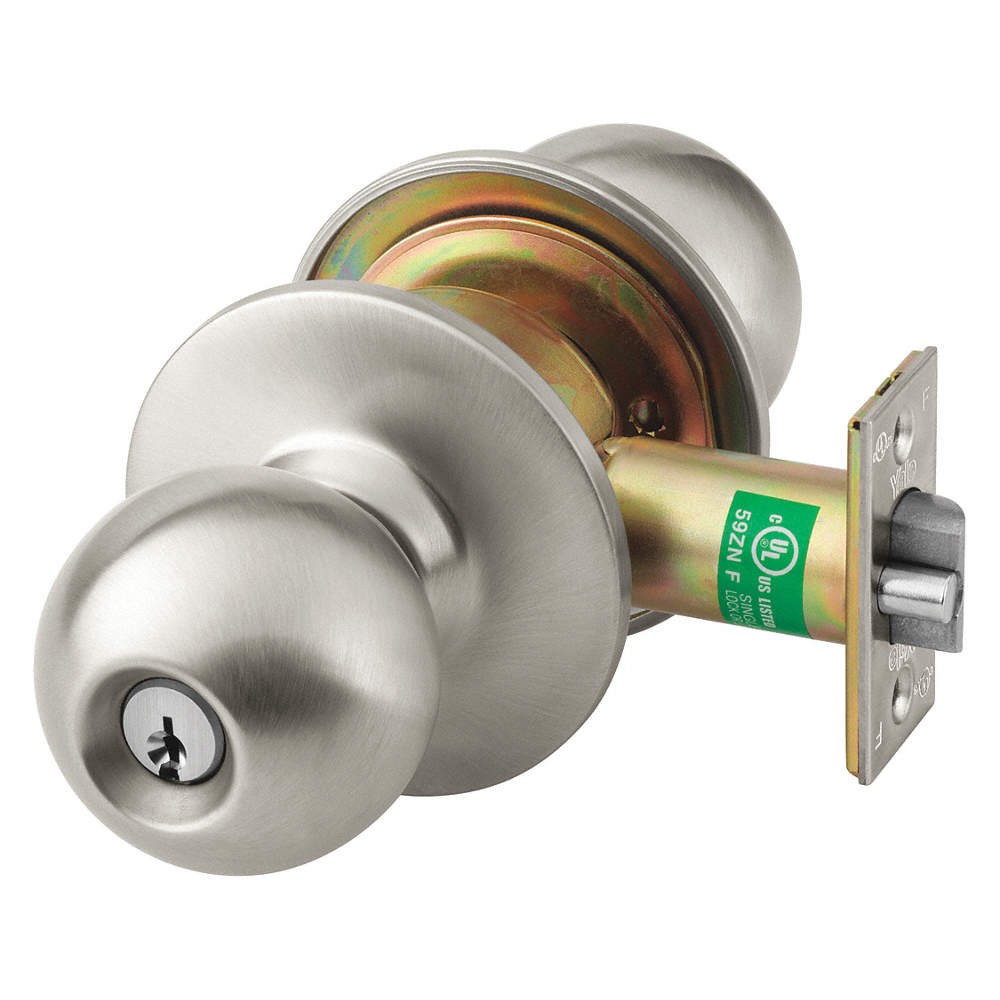 ASSA ABLOY ACCENTRA CA5407CK x 630 Knob Lockset,Mechanical,Entrance,Grd. 1 48LW5