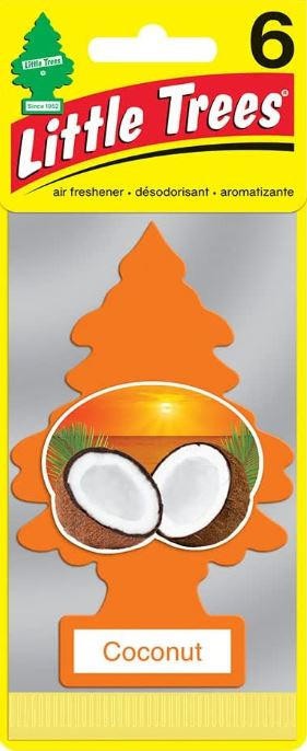 Little Trees 60317 Coconut Scent Hanging Air Freshener for Car & Home 24 Pack!