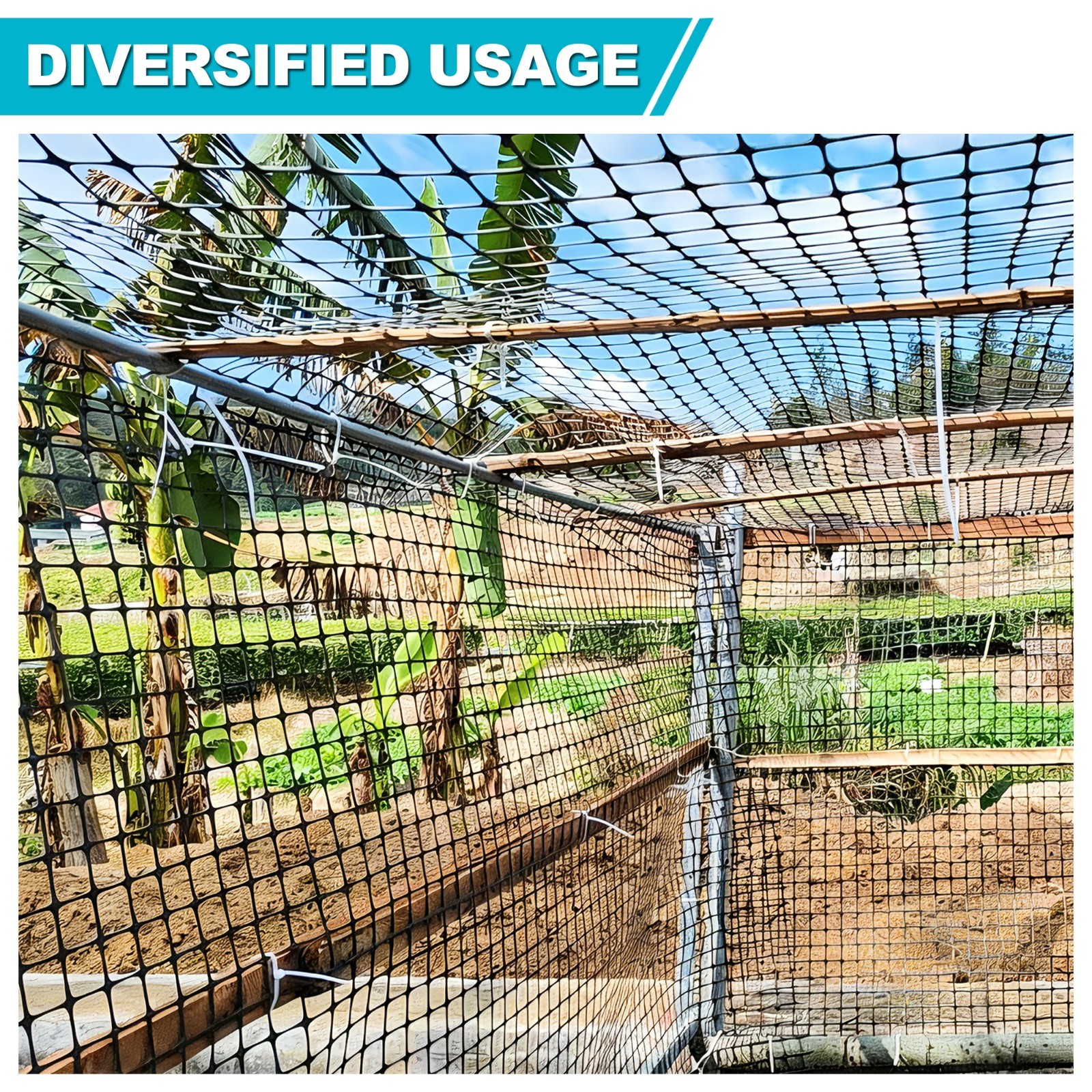 Geogrid for Retaining Wall, Bi-Directional Universal Stabilization Grid Fence