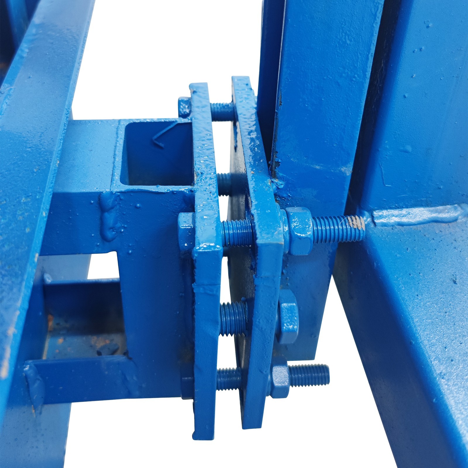 Manual Concrete Hollow Block Maker H1 Hole 4 Bricks/Time Brick Molding Machine