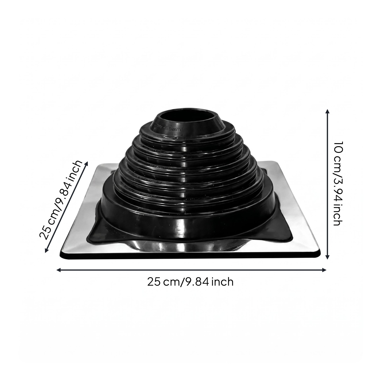Roof Pipe Flashing Stepped Cone Building Hardware Easy Installation