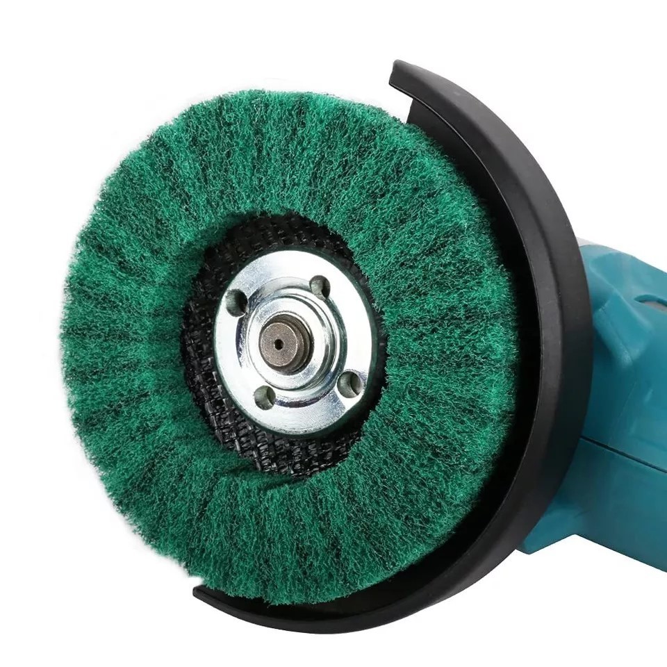 Nylon Abrasive Flap Disc 180 320 Grit Metal Cleaning Deburring Surface Prep