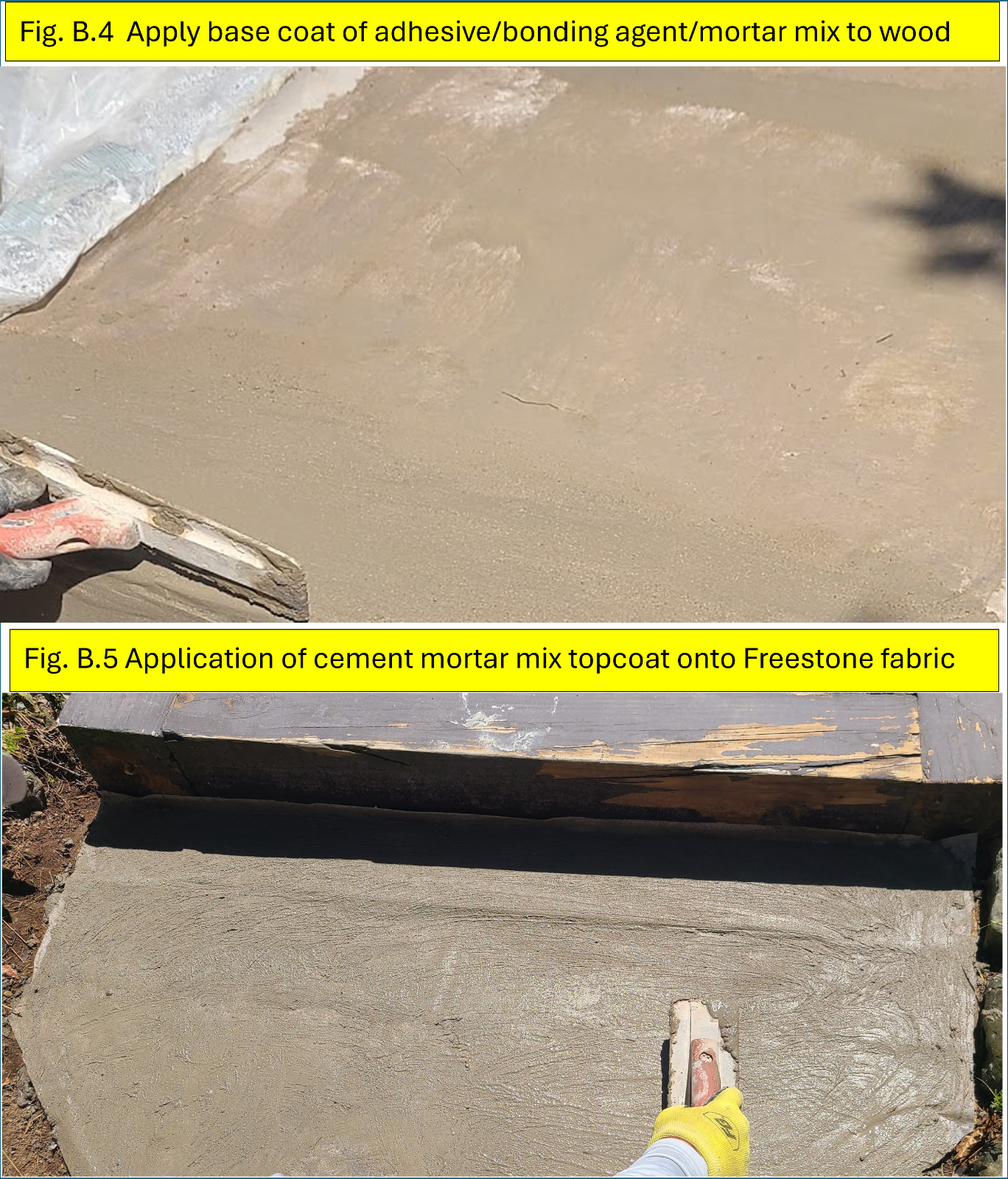 Concrete Repair/Surfacing Material- Cement Coated/Nanofiber Reinforced Fabric